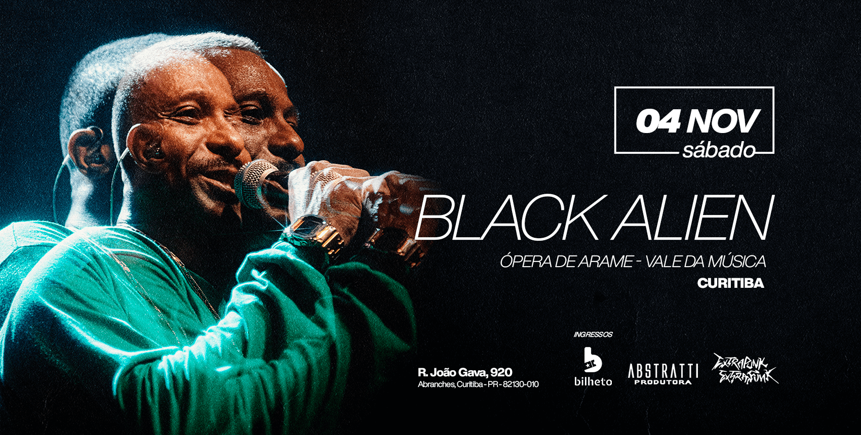 Black Alien @ Curitiba (Ópera de Arame) – 04 de novembro
